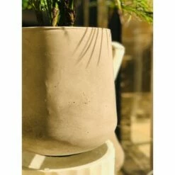 Kante Lightweight Outdoor Modern Footed Tulip Planter Natural Concrete Gray - Rosemead Home & Garden, Inc. -Cheap Planters Store unnamed file 3099