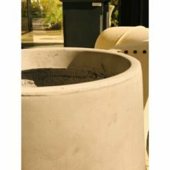 Kante Lightweight Outdoor Modern Footed Tulip Planter Natural Concrete Gray - Rosemead Home & Garden, Inc. -Cheap Planters Store unnamed file 3101