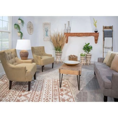 Set of 2 Diamond Planter with Wood Legs - Sagebrook Home Black 3 Set of 2 Diamond Planter with Wood Legs - Sagebrook Home Black