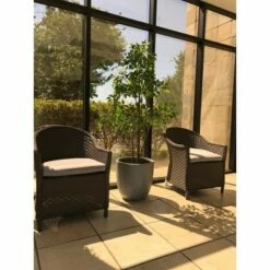 Kante Lightweight Modern Outdoor Concrete Urn Planter Slate Gray - Rosemead Home & Garden, Inc. -Cheap Planters Store unnamed file 3120