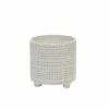 Set of 2 Ceramic Footed Planter with Dots Ivory - Sagebrook Home -Cheap Planters Store unnamed file 3144