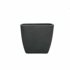 Kante Lightweight Modern Outdoor Concrete Oval Planter Charcoal Black - Rosemead Home & Garden, Inc. -Cheap Planters Store unnamed file 3191