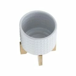 Dotted Planter with Stand White - Sagebrook Home -Cheap Planters Store unnamed file 3214