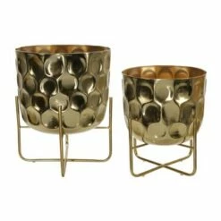 Set of 2 Metal Hammered Planter - Sagebrook Home Silver -Cheap Planters Store unnamed file 3235
