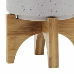 Planter with Wood Stand Matte - Sagebrook Home Gray -Cheap Planters Store unnamed file 3360