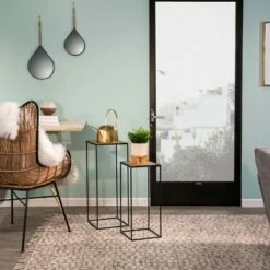 Ceramic Diamond Etched Flower Pot with Wooden Stand Beige - Sagebrook Home -Cheap Planters Store unnamed file 3389