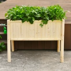 Costway Raised Garden Bed 42''x30''x32'' Elevated Wood Planter Box Stand Patio Yard 13 Costway Raised Garden Bed 42''x30''x32'' Elevated Wood Planter Box Stand Patio Yard -Cheap Planters Store unnamed file 341