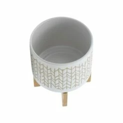 8" Chevron Planter with Wood Stand Beige - Sagebrook Home 9 8" Chevron Planter with Wood Stand Beige - Sagebrook Home -Cheap Planters Store unnamed file 3477