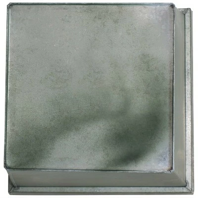 Sunnydaze Decor Sunnydaze Modern Decorative Indoor/Outdoor Galvanized Steel Standing Planters for Flowers, Plants and Herbs - 13.75" Square - Moss - 2-Pack 4 Sunnydaze Decor Sunnydaze Modern Decorative Indoor/Outdoor Galvanized Steel Standing Planters for Flowers, Plants and Herbs - 13.75" Square - Moss - 2-Pack - Image 2