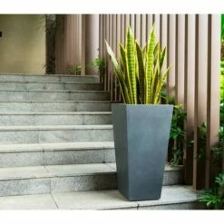 Rosemead Home & Garden, Inc. 24.4" Kante Lightweight Modern Tapered Concrete Rectangular Planter Charcoal Black - Rosemead Home & Garden, Inc. 13 Rosemead Home & Garden, Inc. 24.4" Kante Lightweight Modern Tapered Concrete Rectangular Planter Charcoal Black - Rosemead Home & Garden, Inc. -Cheap Planters Store unnamed file 3616