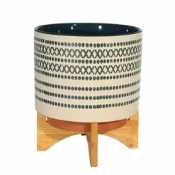 Ceramic Planter on Stand with Dots - Sagebrook Home Orange 7 Ceramic Planter on Stand with Dots - Sagebrook Home Orange -Cheap Planters Store unnamed file 3664