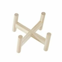 Ceramic Dotted Planter with Wood Stand White - Sagebrook Home -Cheap Planters Store unnamed file 3666