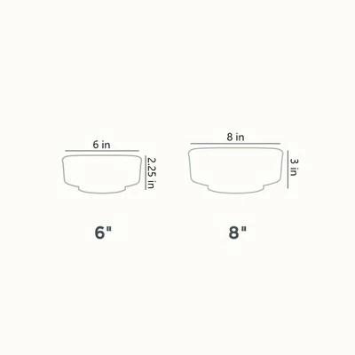 The HC Companies 8 Inch Round Plastic Capri Bowl Decorative Indoor Flower Succulent Planter Pot with Drain Plug Hole, Vanilla Bisque 5 The HC Companies 8 Inch Round Plastic Capri Bowl Decorative Indoor Flower Succulent Planter Pot with Drain Plug Hole, Vanilla Bisque - Image 3