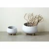 8" x 12.5" Planter with Wood Feet White - 3R Studios -Cheap Planters Store unnamed file 3718