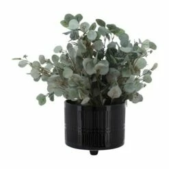 Sagebrook Home Set of 2 Lines Ceramic Footed Planters Black -Cheap Planters Store unnamed file 3730