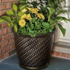 Suncast 1807J4 18 x 16.5 Inch Wicker Resin Large Indoor/Outdoor Dirt Pot Home Garden Planter for Flowers and Plants, Dark Brown 8 Suncast 1807J4 18 x 16.5 Inch Wicker Resin Large Indoor/Outdoor Dirt Pot Home Garden Planter for Flowers and Plants, Dark Brown -Cheap Planters Store unnamed file 3738