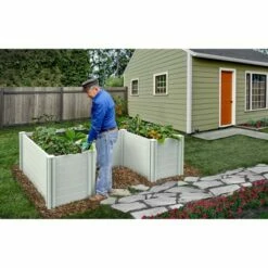 22" Vinyl Classic Independence Raised Garden Bed White - Vita -Cheap Planters Store unnamed file 38