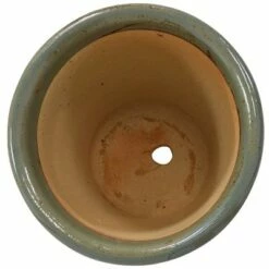 Sunnydaze Decor Sunnydaze Studio Outdoor/Indoor High-Fired Glazed UV- and Frost-Resistant Ceramic Flower Planters with Drainage Holes - 11" Diameter - Gray - 2-Pack -Cheap Planters Store unnamed file 3801