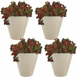 Sunnydaze Decor Sunnydaze Indoor/Outdoor Patio, Garden, or Porch Weather-Resistant Double-Walled Walter Flower Pot Planter - 16" - Antique White - 4pk 6 Sunnydaze Decor Sunnydaze Indoor/Outdoor Patio, Garden, or Porch Weather-Resistant Double-Walled Walter Flower Pot Planter - 16" - Antique White - 4pk -Cheap Planters Store unnamed file 3805