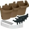 3pc Hanging Garden Planter System - Bloem Terracotta