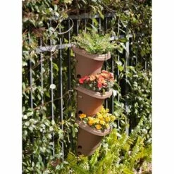 3pc Hanging Garden Planter System - Bloem Terracotta -Cheap Planters Store unnamed file 3966