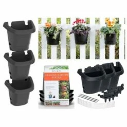 3pc Hanging Garden Planter System - Bloem Terracotta -Cheap Planters Store unnamed file 3970