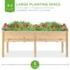 Best Choice Products 72x24x30in Raised Garden Bed, Elevated Wood Planter Box Stand for Backyard, Patio w/ Divider Panel 2 Best Choice Products 72x24x30in Raised Garden Bed, Elevated Wood Planter Box Stand for Backyard, Patio w/ Divider Panel -Cheap Planters Store unnamed file 40