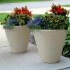 Sunnydaze Decor Sunnydaze Indoor/Outdoor Patio, Garden, or Porch Weather-Resistant Double-Walled Walter Flower Pot Planter - 16" - Antique White - 2pk 2 Sunnydaze Decor Sunnydaze Indoor/Outdoor Patio, Garden, or Porch Weather-Resistant Double-Walled Walter Flower Pot Planter - 16" - Antique White - 2pk -Cheap Planters Store unnamed file 4033