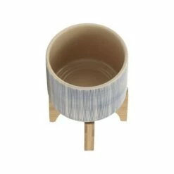 Sagebrook Home Mesh Ceramic Planter with Stand -Cheap Planters Store unnamed file 4067