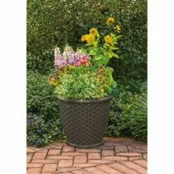 Suncast Sonora 22 Inch Resin Wicker Decorative Garden Flower Planter (4 Pack) 5 Suncast Sonora 22 Inch Resin Wicker Decorative Garden Flower Planter (4 Pack) -Cheap Planters Store unnamed file 4075