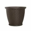 Suncast Sonora 18 Inch Resin Wicker Decorative Flower Planter, Brown (2 Pack) 2 Suncast Sonora 18 Inch Resin Wicker Decorative Flower Planter, Brown (2 Pack) -Cheap Planters Store unnamed file 4089