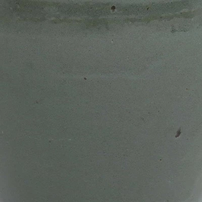 Sunnydaze Decor Sunnydaze Chalet Outdoor/Indoor High-Fired Glazed UV- and Frost-Resistant Ceramic Flower Planter with Drainage Holes - 15" Diameter - Gray - 2-Pack 5 Sunnydaze Decor Sunnydaze Chalet Outdoor/Indoor High-Fired Glazed UV- and Frost-Resistant Ceramic Flower Planter with Drainage Holes - 15" Diameter - Gray - 2-Pack - Image 3