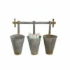 Metal Wall Rack with 3 Tin Pots - 3R Studios -Cheap Planters Store unnamed file 4124