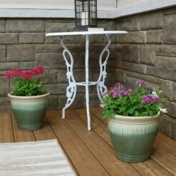 Sunnydaze Decor Sunnydaze Studio Outdoor/Indoor High-Fired Glazed UV- and Frost-Resistant Ceramic Planters with Drainage Holes - 11" Diameter - Seafoam - 2-Pack