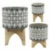 Ceramic Planter on Stand Gray - Sagebrook Home -Cheap Planters Store unnamed file 4211