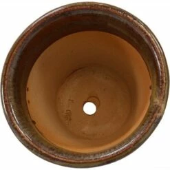 Sunnydaze Decor Sunnydaze Studio Outdoor/Indoor UV- and Frost-Resistant Ceramic Planter with Drainage Holes - 11" Diameter - Forest Lake Green - 2-Pack -Cheap Planters Store unnamed file 4217