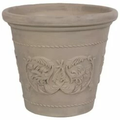 Sunnydaze Decor Sunnydaze Arabella Polyresin Outdoor/Indoor Extra-Durable Double-Walled Fade-Resistant Flower Pot Planter - 20" Diameter - Beige -Cheap Planters Store unnamed file 4222