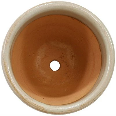 Sunnydaze Decor Sunnydaze Chalet Outdoor/Indoor High-Fired Glazed UV- and Frost-Resistant Ceramic Planter with Drainage Holes - 9" Diameter - Seafoam - 2-Pack 6 Sunnydaze Decor Sunnydaze Chalet Outdoor/Indoor High-Fired Glazed UV- and Frost-Resistant Ceramic Planter with Drainage Holes - 9" Diameter - Seafoam - 2-Pack - Image 4