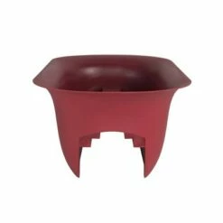 24" Modica Deck Rail Planter - Bloem Terracotta