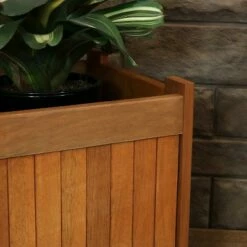 Sunnydaze Decor Sunnydaze Outside Meranti Wood Outdoor Planter Box with Teak Oil Finish for Garden, Porch and Patio - 16" Square 9 Sunnydaze Decor Sunnydaze Outside Meranti Wood Outdoor Planter Box with Teak Oil Finish for Garden, Porch and Patio - 16" Square -Cheap Planters Store unnamed file 4275