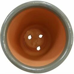 Sunnydaze Decor Sunnydaze Studio High-Fired Glazed UV- and Frost-Resistant Outdoor/Indoor Ceramic Flower Pot with Drainage Holes - 15" - Gray -Cheap Planters Store unnamed file 4285