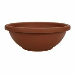 The HC Companies HC Companies GAB22000E35 22 Inch Garden Bowl Planter Pot, Terra Cotta (2 Pack)