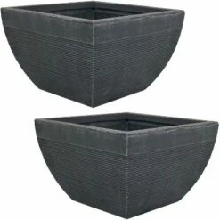 14" Residency Fiber Clay Planter - Set of 2 - Sunnydaze Decor -Cheap Planters Store unnamed file 4441