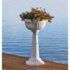 32" Grecian Urn Tall Pedestal Planter - Bloem Black -Cheap Planters Store unnamed file 4450