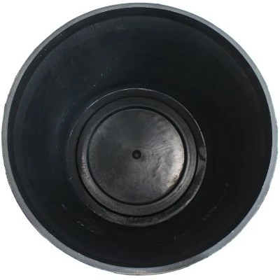 Sunnydaze Decor Sunnydaze Modern Decorative Indoor/Outdoor Resin Rustic Cask Outdoor Planter - 13", 15" and 17" Diameter - 3-Piece Set 6 Sunnydaze Decor Sunnydaze Modern Decorative Indoor/Outdoor Resin Rustic Cask Outdoor Planter - 13", 15" and 17" Diameter - 3-Piece Set - Image 4