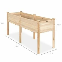 Best Choice Products 72x24x30in Raised Garden Bed, Elevated Wood Planter Box Stand for Backyard, Patio w/ Divider Panel 13 Best Choice Products 72x24x30in Raised Garden Bed, Elevated Wood Planter Box Stand for Backyard, Patio w/ Divider Panel -Cheap Planters Store unnamed file 45