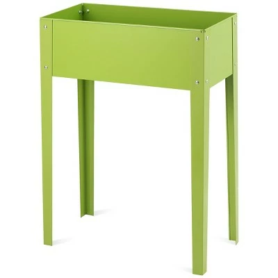 Costway 24'' x12'' Outdoor Elevated Garden Plant Stand Raised Tall Flower Bed Box 10 Costway 24'' x12'' Outdoor Elevated Garden Plant Stand Raised Tall Flower Bed Box - Image 8