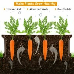 Costway 2 Pcs 48.5'' Raised Garden Bed Square Plant Box Planter Flower Vegetable White -Cheap Planters Store unnamed file 454