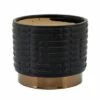 Sagebrook Home Set of 2 Maze Metallic Ceramic Planters Black -Cheap Planters Store unnamed file 4591