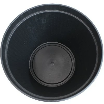 Sunnydaze Decor Sunnydaze Modern Decorative Indoor/Outdoor Resin Faux Basketweave Planter - 13", 15", and 17" Diameter - 3-Piece Set 6 Sunnydaze Decor Sunnydaze Modern Decorative Indoor/Outdoor Resin Faux Basketweave Planter - 13", 15", and 17" Diameter - 3-Piece Set - Image 4